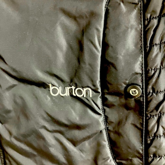 Women’s Thin SkiJacket/Coat, Black/Gray, Large; Full Front Zipper, Burton - Picture 11 of 11